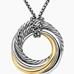 David Yurman Crossover Pendant Necklace